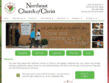 Tablet Screenshot of northeastchurch.com